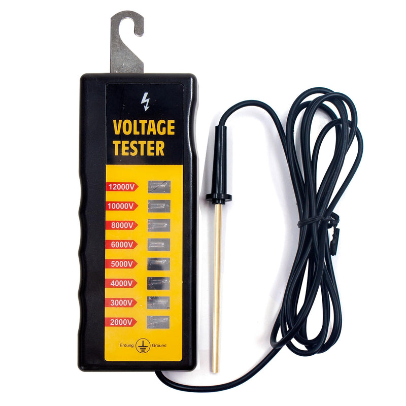 [Australia - AusPower] - Electric Fence Voltage Tester, Portable Fence Tester, Neon Lights Testing Tool Fault Finder Max 2000V-12kV for Farm 2-12kv 