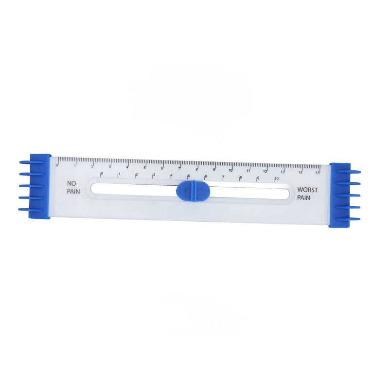 [Australia - AusPower] - Srliya Pain Level Ruler Face Painting Pattern Plastic Test Pain Rating Ruler for Hospital 
