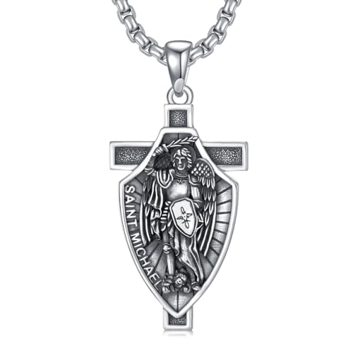925 Sterling Silver Necklace for Women Christmas Birthday Gifts St Michael