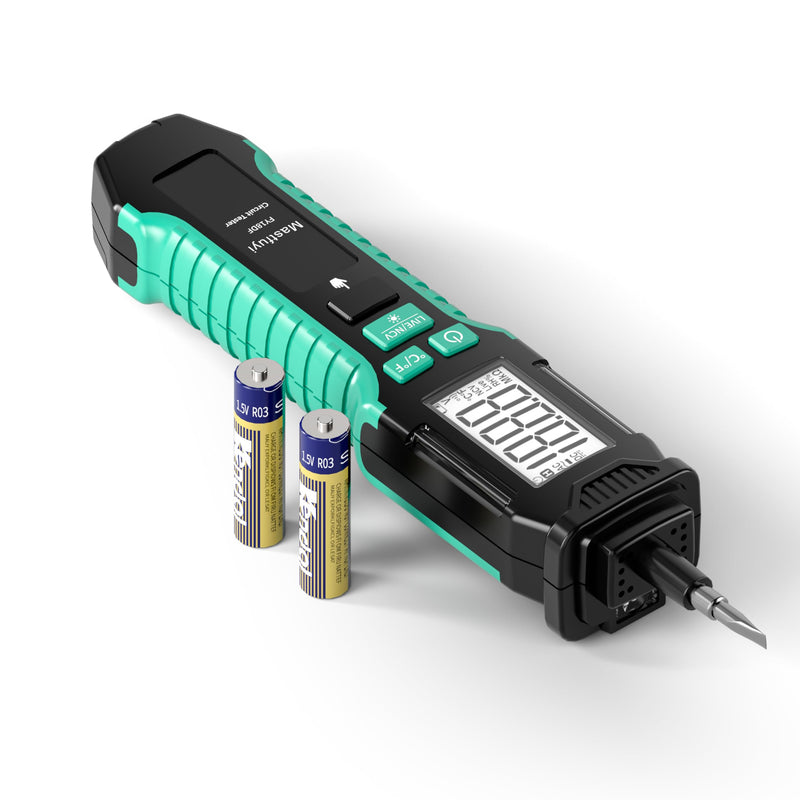 [Australia - AusPower] - Non Contact Voltage Tester, Electrical Tester Pen, AC Voltage, Live/Null Wire Tester, Light Bulb Tester Tools with LCD Backlight Display, Buzzer Alarm, Flashlight,Wire Breakpoint Finder 
