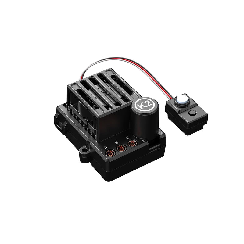 HYPER GO E45K2 RC Car Accessories Brushless Motor Electric Speed Controller 45A Smart 2S/3S ESC with Heatsink, Spare Parts Radio Control Vehicle Speed Controls for H14BM V3