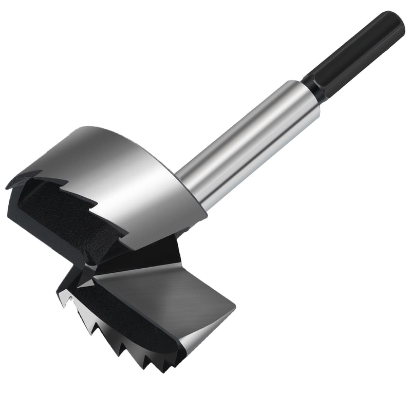 [Australia - AusPower] - 2-1/2 Inch Forstner Drill Bit for Woodworking, 2-1/2" Forstner Bit Wood Drill Bits for Holes, Hinge Cutter for Hard Wood, Plastic, Plywood HEX Shank 2-1/2" 