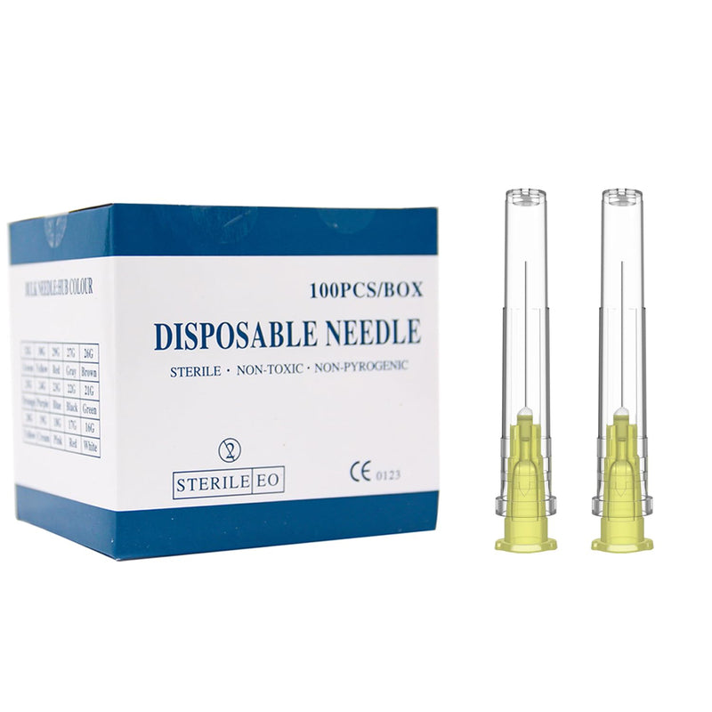 [Australia - AusPower] - 20 Gauge 1 inch Needle (100Pack) Luer Lock Industrial Dispensing Accessories, Individual Package 20Ga-1 inch 