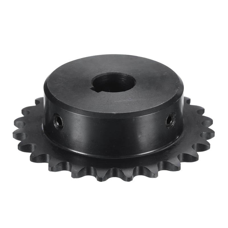 [Australia - AusPower] - uxcell #35 Chain Roller Sprocket B Type, 5/8" Bore 24 Tooth Single Strand Chain Sprocket, Carbon Steel, Keyway with Set Screws 
