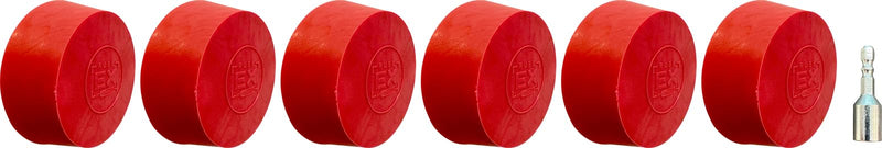 KS Tools 515.5476 Conical Alloy Wheel Eraser Pads (Pack of 6)
