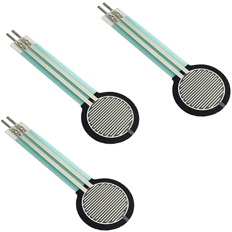 [Australia - AusPower] - FSR402 Force Sensor, Pressure-Sensitive Resistor for Arduino, ESP32, Raspberry Pi, 3 Pieces 