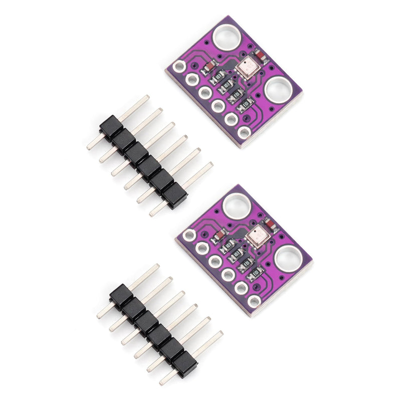 [Australia - AusPower] - 2PCS BME280 3.3V Sensor Module Atmospheric Pressure Temperature Humidity Sensor Module IIC SPI Breakout GY-BME280 3.3 V 