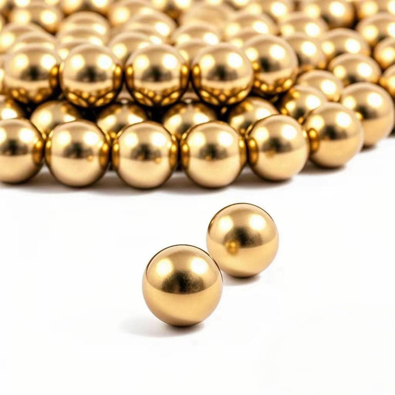 [Australia - AusPower] - 50Pcs H62 Precision Brass Balls Solid Brass Balls Diameter 1/2"(12.7mm) Excellent Conductivity for Industrial Equipment Instruments, Also can be Used as DIY Crafts 1/2inches 50 