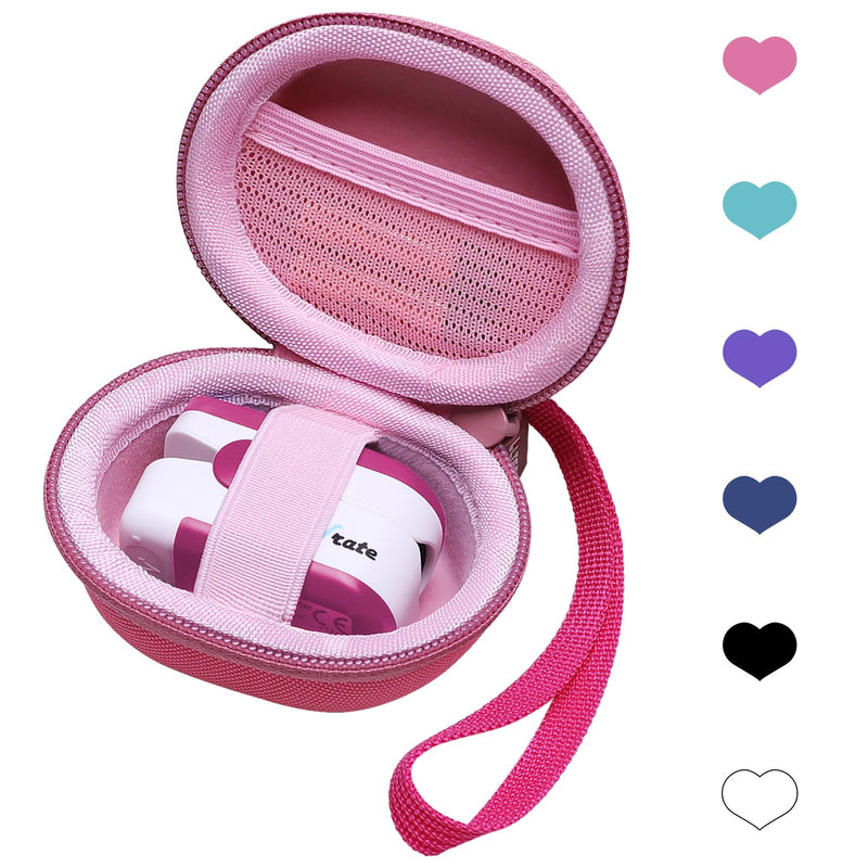[Australia - AusPower] - Pink Pulse Oximeter Case for Zacurate, Innovo, Vibeat, iHealth, Santamedical, Children Fingertip Pulse Oximeter Blood Oxygen Saturation Monitor (Case Only) Pink 