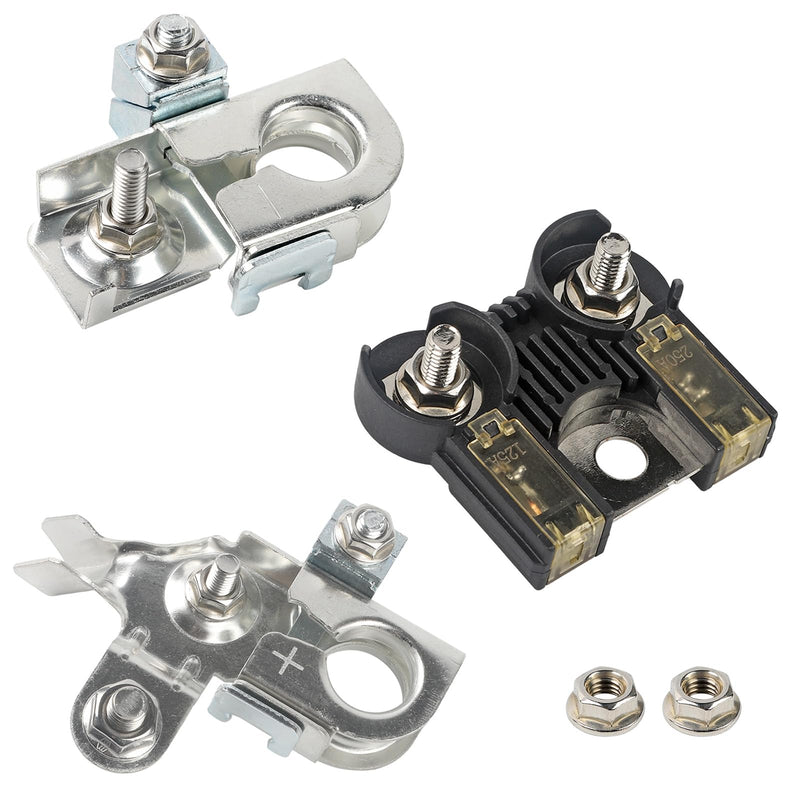 [Australia - AusPower] - AL3Z-14526-AA Battery Fuse Terminal BT4Z-14450-AA BT4Z-14450-BA Positive & Negative Battery Terminal Clamp Compatible with 2011-2014 Ford F150 