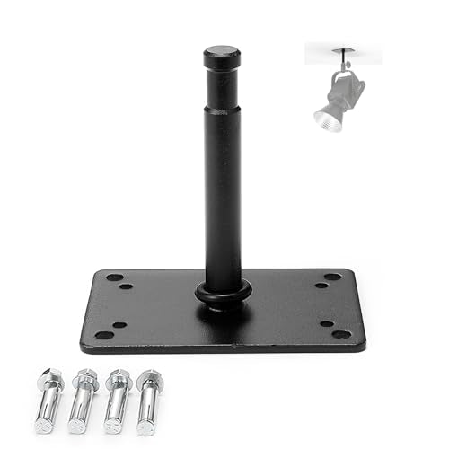 PHOCUS 4.5" Baby Pin Wall Plate, Wall Ceiling Mount, with 5/8" Stud Adapter