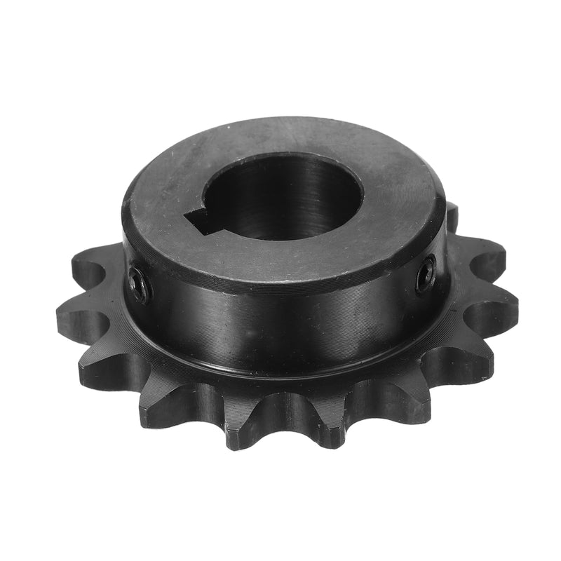 [Australia - AusPower] - uxcell #40 Chain Roller Sprocket B Type, 7/8" Bore 15 Tooth Single Strand Chain Sprocket, Carbon Steel, Keyway with Set Screws 