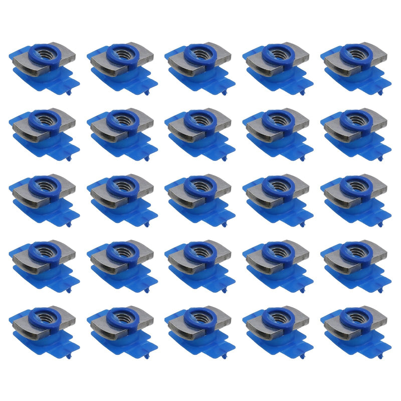 [Australia - AusPower] - Semetall 30PCS Nylon Strut Cone Nut,3/8" Channel Squeeze Nut for Strut Channel Support Systems Solar Panels Mounting 