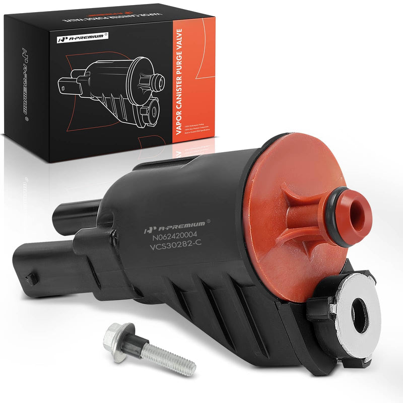 A-Premium Vapor Canister Purge Solenoid Valve Compatible with Chevrolet Silverado, Cruze, Traverse, Tahoe, Camaro, Colorado, Suburban, Express & GMC Sierra, Acadia, Yukon & Buick Enclave & Cadillac