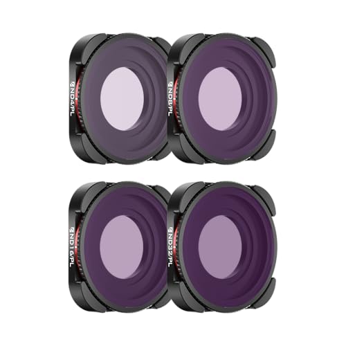 Freewell Hybrid ND/PL Filters Compatible with GoPro Hero13/12/11/10/9 Black Bright Day ND/PL Kit