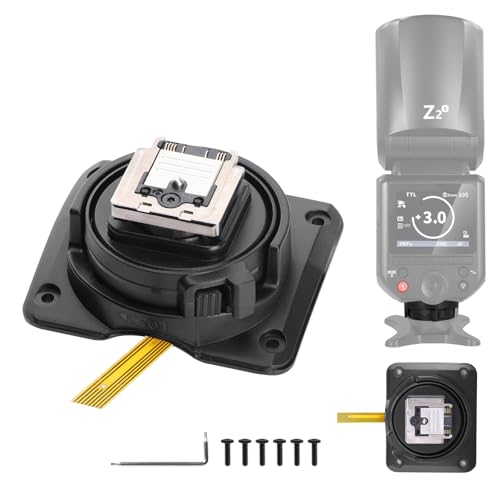 NEEWER Z2-S Hot Shoe Replacement, for Z2-S/Z2Pro-S/Z2II-S Round Head Flash Compatible with Sony Camera, Speedlite Hot Shoe Adapter Repair Part with Upgraded Metal Contact Interface
