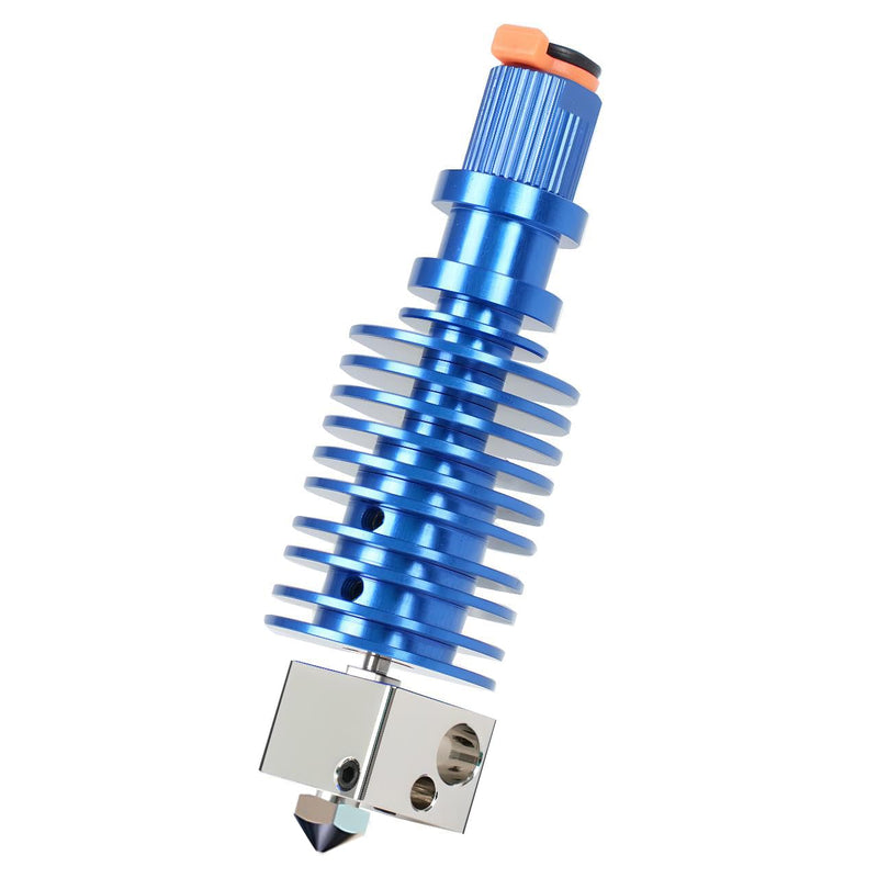 i3 Mega All Metal Hotend Plated Copper Upgrade Kit for I3 Mega,Mega X,S,Mega Pro,Chiron 3D Printer Extruder V5 J-Head Hotend,Plated Copper Heater Block,Nozzle 0.4mm,Bi-Metal Heatbreak. Plated Copper Kit