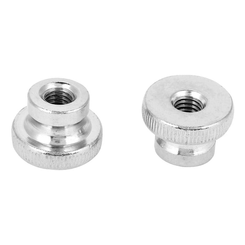 [Australia - AusPower] - Knurled Thumb Handle Nut Carbon Steel M3 M4 M5 M6 M8 M10 Hand Tighten Nuts Round Knobs Fasteners Metric Thread Grip Female Threaded (M8(2pcs)) M8(2pcs) 
