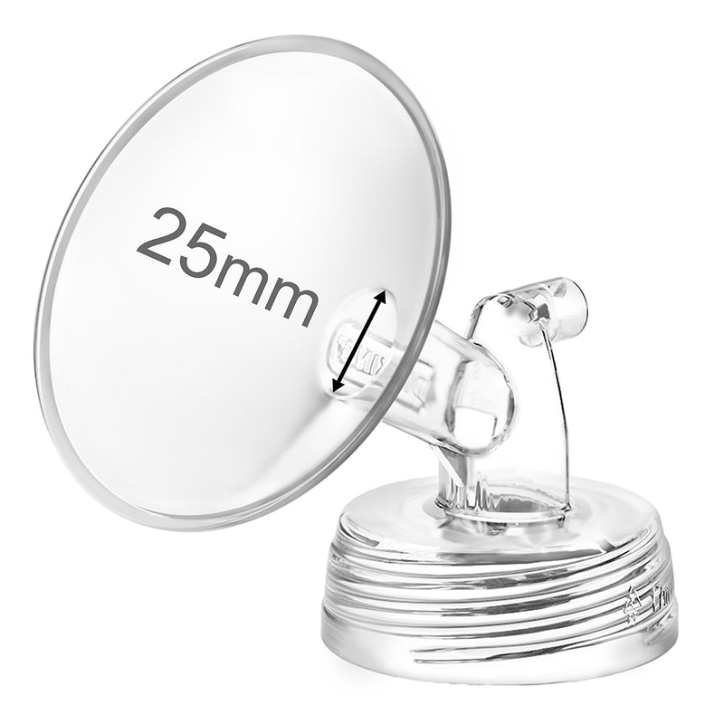 [Australia - AusPower] - 25mm Single Wide-Mouth Flange for Spectra S1/S2 Pumps; Replaces Spectra Shield; Compatible with Spectra Syndergy Gold (25mm Flange) 25mm Flange 