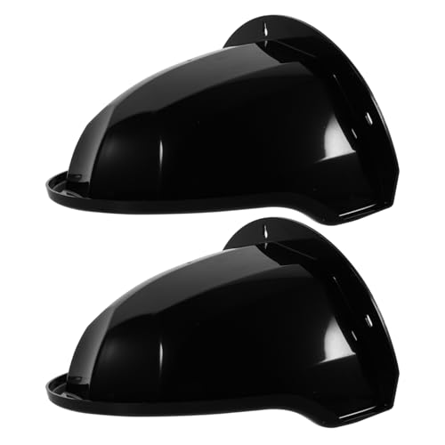 HOMSFOU Outdoor Camera Cover Camera Rain Cover with Sunshade Roof Weatherproof Security Protector for Outdoor Use Black 2 Pack 11.41 X 8.26 X 5.11 in Black 2pcs