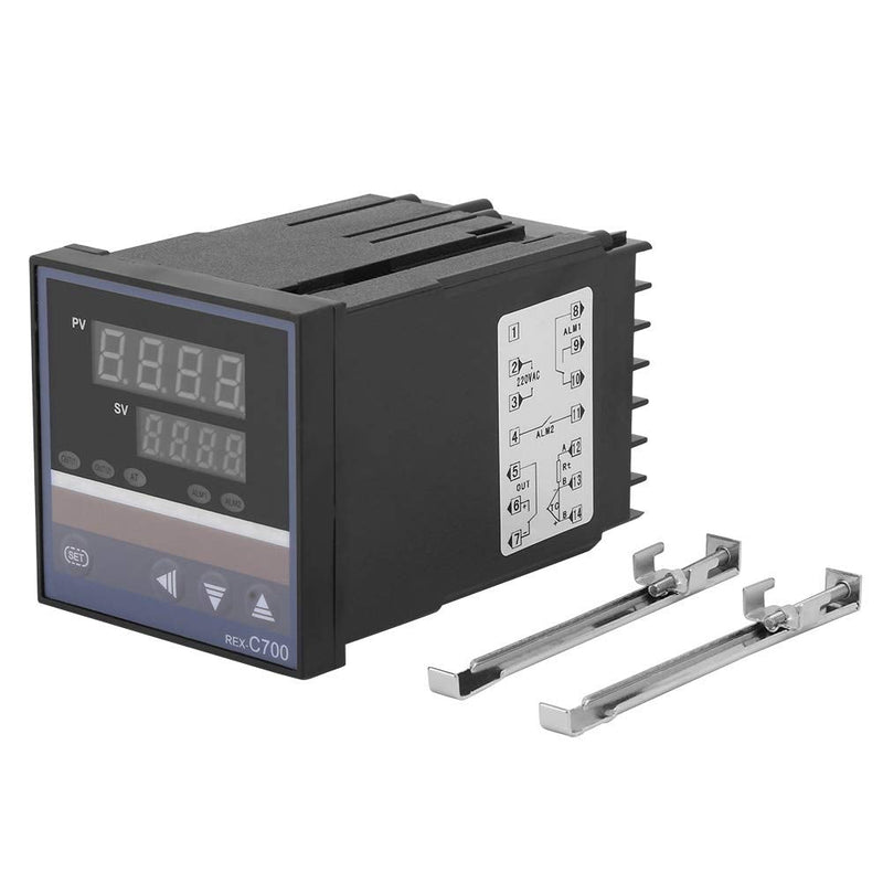 [Australia - AusPower] - REX C700 Digital PID Temperature Controller, 0 to 400℃ Thermostat Switch, Adjustable Temperature Switch for Electric Power Injection Molding 