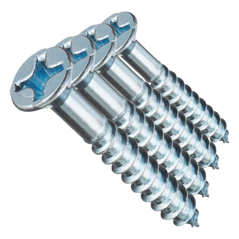 The Hillman Group 40854 Flat Head Phillips Wood Screw 12 X 1 1/2 200-Pack, No Size, No Color, 50 Count No Size (Pack of 4)