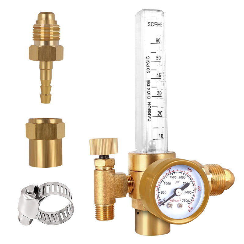 [Australia - AusPower] - Argon/CO2 Mig Tig Flow Meter Gas Regulator Gauge Welding Weld 