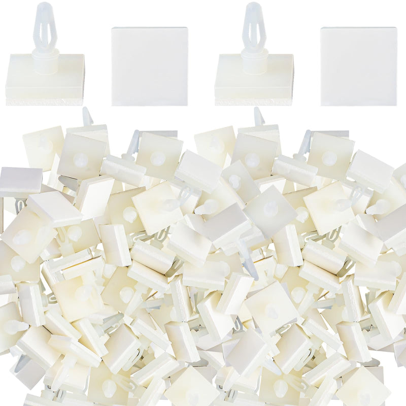 [Australia - AusPower] - Marsui 100 Pcs Sticky PCB Spacer Adhesive Plastic Insulated Standoffs 0.25 Supporting Height Circuit Board Standoffs for PC Board Computer Motherboard 0.25" 