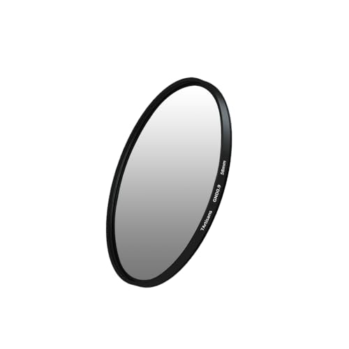 7artisans GND 0.9 Rotatable Soft Gradual Filter (3 Stops) 46mm/49mm/52mm/55mm/58mm/62mm/67mm/72mm/77mm/82mm GND 0.9 Neutral Gray Graduated Filter Lens(62mm) 62mm