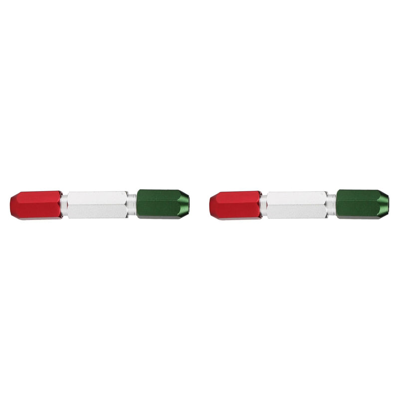 [Australia - AusPower] - Fafeicy 2PCS Aluminum Alloy Double End Pin Gage Handle Go No Go Plug Gage Handle 0.3‑16mm 