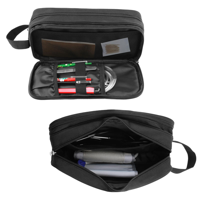 [Australia - AusPower] - Stethoscope Carrying Case Travel Stethoscope Bag Hold 2 Stethoscopes or BP Cuffs,Compatible with 3M Littmann/MDF/ADC,Medical Box with Extra Pocket for Nurse Accessories for Nurses Doctors 
