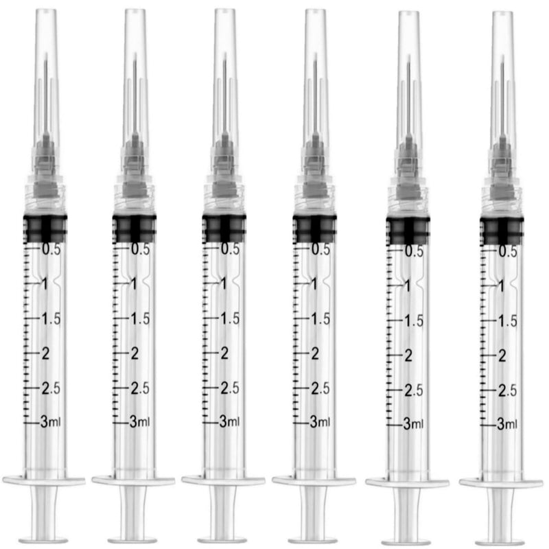 [Australia - AusPower] - 50 Pcs/Box - 22Ga 3ml Lab Dispensing Utensils, Individually Wrapped 50 3ml 22ga 1inch 