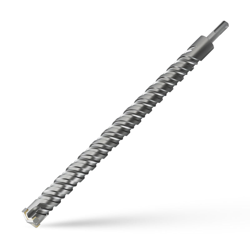 CSOOM SDS Plus Rotary Hammer Drill Bit 1"x18.11", Professional Concrete Drill Bit for Concrete, Brick, Stone and Cement Walls 1"diameter 18.11"length