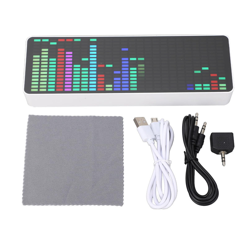 [Australia - AusPower] - Audio Spectrum Analyzer Display, Music Voice Rhythm Spectrum Display, with 20 Spectrum Display Modes, 4 Clock Display Modes and 2 Way Alarm Functions 