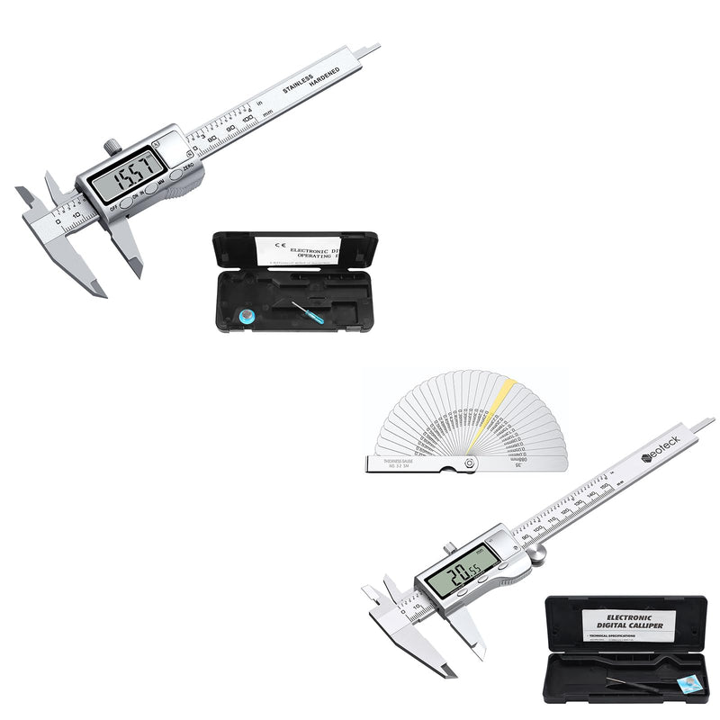 [Australia - AusPower] - Neoteck 4" Digital Caliper + 6" Digital Caliper and Feeler Gauge Set 
