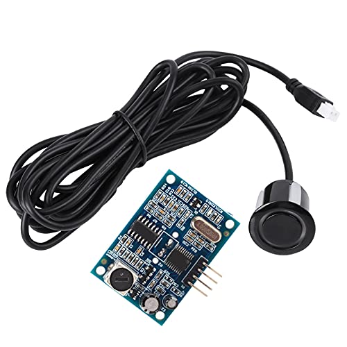 JSN‑SR04T 5V Level Sensor Ultrasonic Sensor Waterproof Ultrasonic Distance Sensor with 5 m Range for Horizontal Distance Measurement, Level Indicator Water Tank