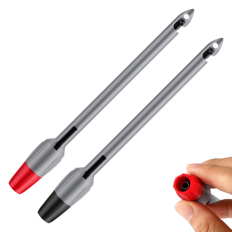 [Australia - AusPower] - 2pcs Wire Piercing Probes, 7.48x0.79in Insulation Piercing Clip Wire Piercing Tool Piercing Probes for TP81 Multimeter Voltage Voltmeter Thermometer Testing(0.16in) 0.16in 