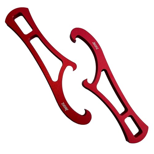 Jeonz firefighting mini adjustable spanners, lightweight aluminum wrench set with 2 portable pieces