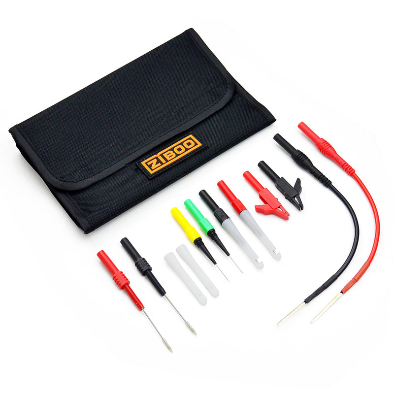 [Australia - AusPower] - Back Test Probe Kit, Backprobing, Diagnostictesting,Electrical Troubleshooting Automotive Test Lead Kit (ZIBOO 804) ZIBOO 804 