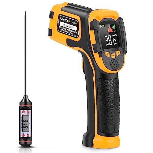 Infrared Thermometer SOVARCATE Digital Laser Temperature Gun -58°F~1112°F (-50°C ~ 600°C) Non-Human Body Thermometer - for Cooking/Barbecue/Freezer/Industrial