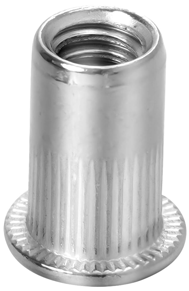 [Australia - AusPower] - M6 Rivet Nuts 100-Piece Stainless Steel Rivnuts Threaded Insert Nutsert Metric 6mm M6 
