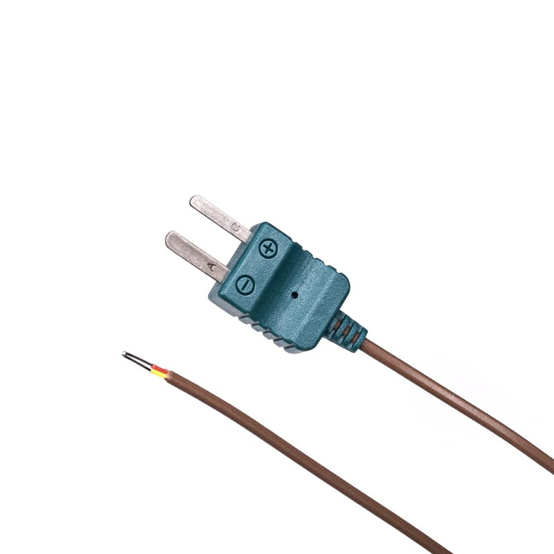 [Australia - AusPower] - K Type Thermocouple Probe, High Accuracy K Type Mini-Connector Thermocouple Temperature Probe Sensor, 1 Meter Long Measure Range -40°C~260°C (-40°F~500°F) 