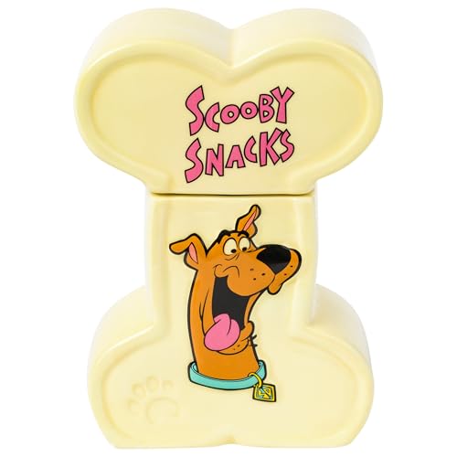 Silver Buffalo Scooby-Doo Scooby Snacks Sculpted, Ceramic Cookie Jar Scooby Doo Scooby Snacks Small (Ceramic Sculpted) Ceramic Sculpted