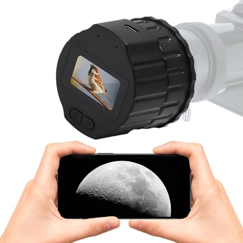 Telescope Eyepiece Camera for Astronomy, 1080P 16MP Electronic Eyepiece Camera for Astrophotography, Digital Telescope Camera for 28mm to 48mm Optical Telescopes Microscopes