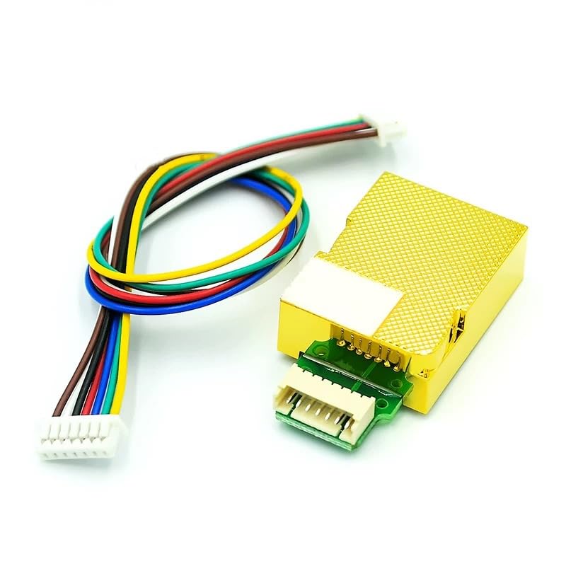 [Australia - AusPower] - Teyleten Robot 1Pcs MH-Z19C Infrared Carbon Dioxide Monitor Sensor CO2 Detection Sensor Module UART PMW Wave Output 400-5000ppm+Cable 