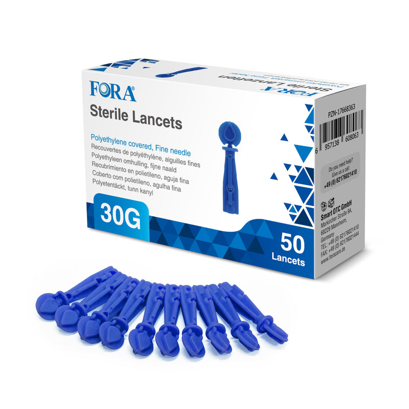 FORA Lancets 30 g Sterile / Pack of 50