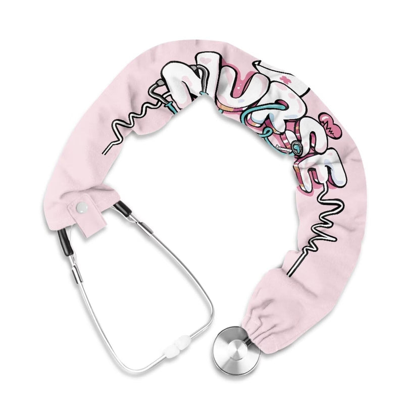 [Australia - AusPower] - Rnyleeg Pink Stethoscope Covers for Nurses Pretty Stethoscope Cover Sleeve Universal Stethoscope Accessories 1 