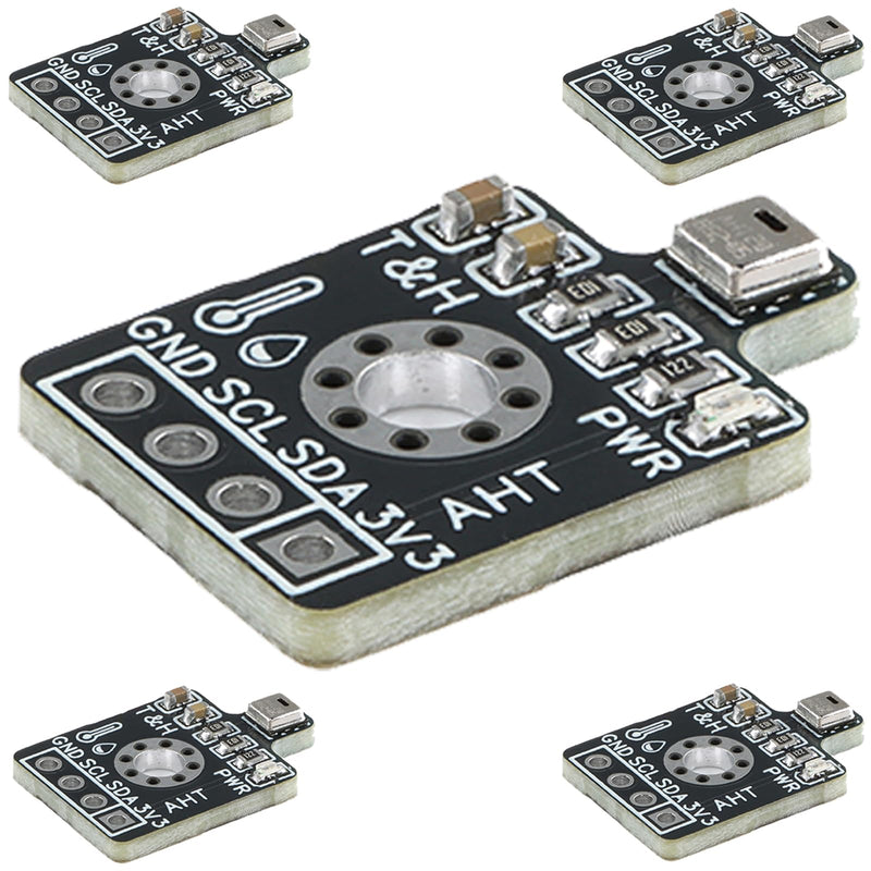 [Australia - AusPower] - 5pcs AHT20 Precision Digital Temperature Humidity Sensor Measurement Module I2C IIC Communication Compatible SHT20 