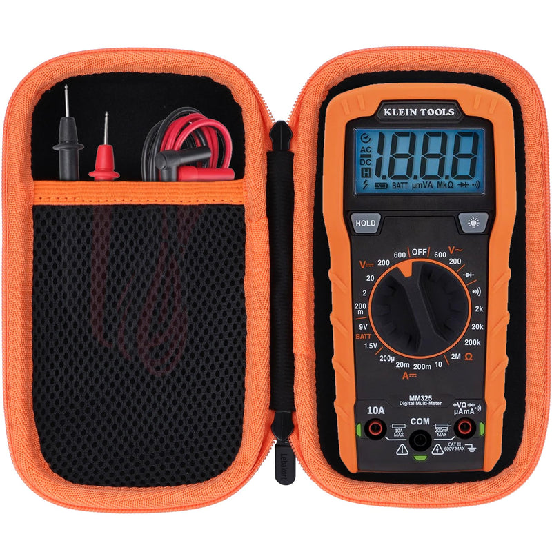 [Australia - AusPower] - Storage Case Compatible with Klein Tools 69355 / 69149P / MM325 / MM400 / MM300 Digital Multimeter Voltage Tester 600V AC/DC 