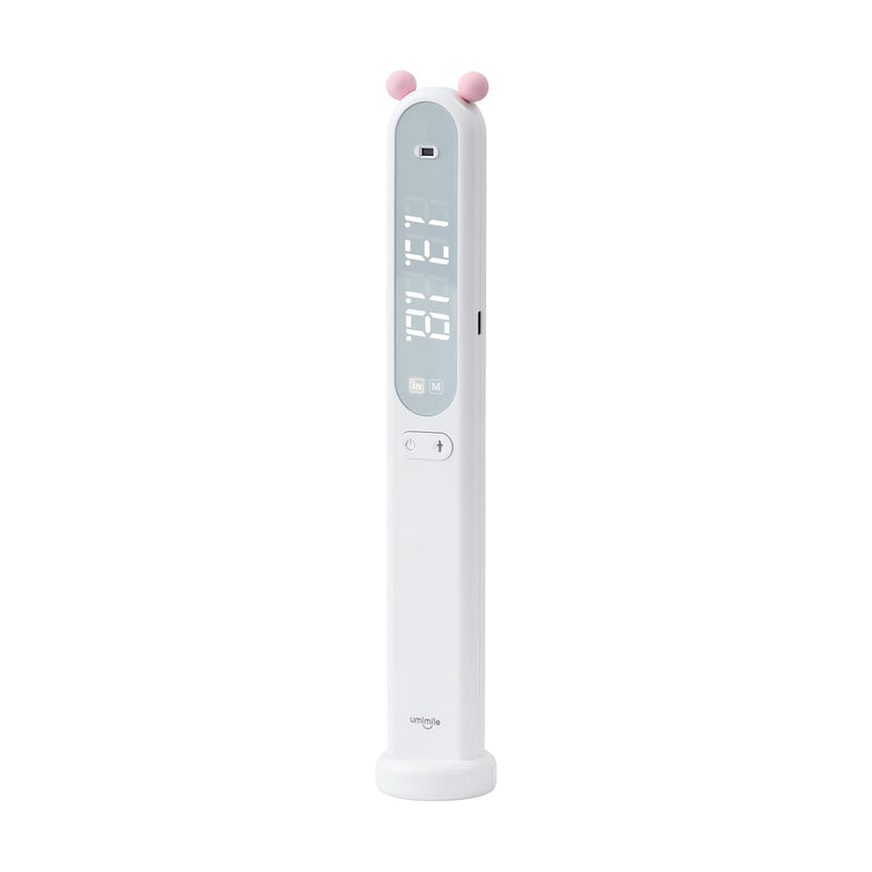 [Australia - AusPower] - Umimile Portable Height Measurement for Kids- Handheld Cordless Infrared Height Stadiometer Device for Kids and Adults, Digital Height Measurement Tool Scale 240 cm / 94.5 inches (Pink) Pink 